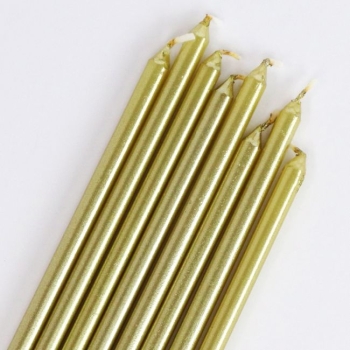 Extra Tall Candles - Gold